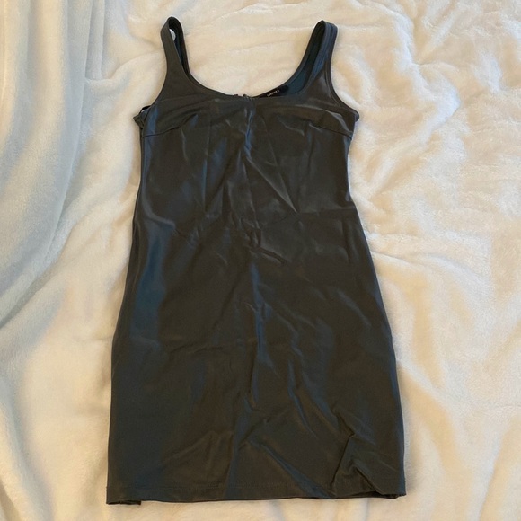 Forever 21 Dresses & Skirts - Faux leather bodycon tank dress